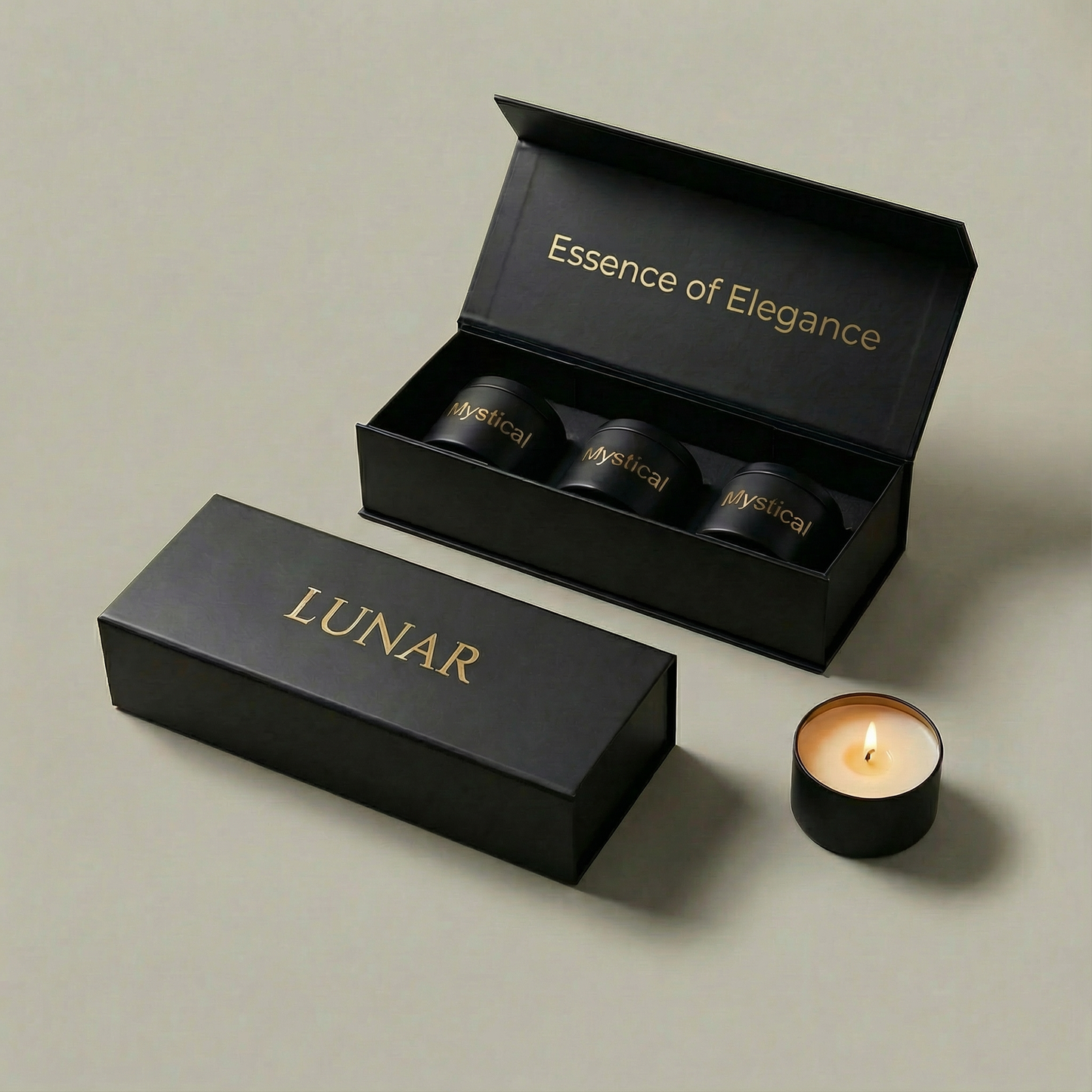 Σετ 3 Κεριών Σόγιας (3×110g) – LUNAR