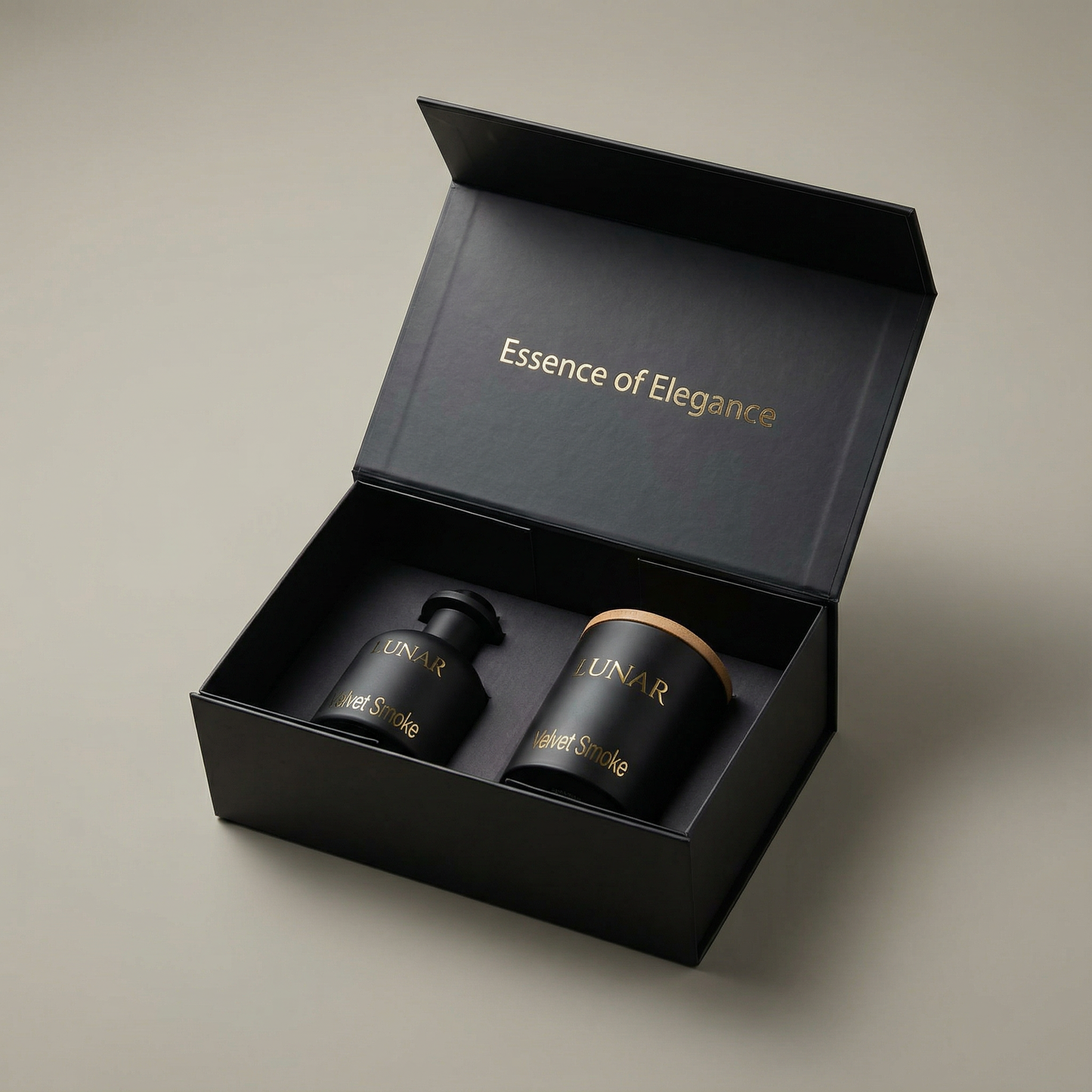 Σετ Δώρου Κερί Σόγιας 315ml + Diffuser 150ml – LUNAR